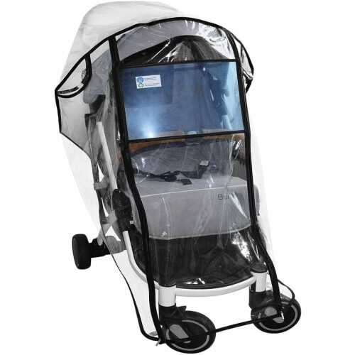Stroller Accessories, Weather Shield For All Strollers, Rollable, Fully Ventilable, And Quick To Install