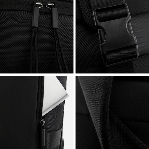 Ευέλικτο σακίδιο πλάτης Sling Crossbody, αντικλεπτικός σχεδιασμός, πολλαπλές τσέπες για 2
