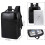 Mochila acolchoada para laptop de 15,6 polegadas, design confortável e durável, carregamento conveniente e múltiplos compartimentos, nylon 2