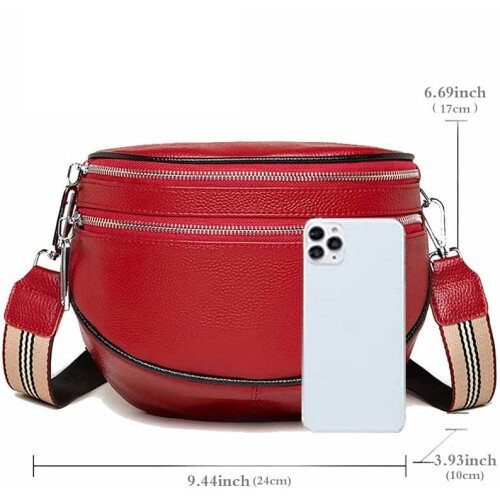 Κομψή τσάντα Sling, ρυθμιζόμενη χιαστί για ειδικές περιστάσεις, με vegan δέρμα, 1