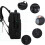 Mochila acolchoada para laptop de 15,6 polegadas, design confortável e durável, carregamento conveniente e múltiplos compartimentos, nylon 3