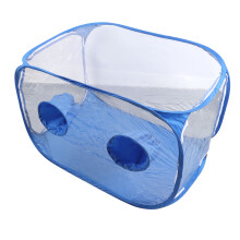 2 Arm Ports Mushroom Growth Tent Portable PVC Foldable Still Air Box for Study