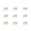 100Pcs CAT6 RJ45 Metal Shielded Connectors Ethernet Shielded Plug Kit 9