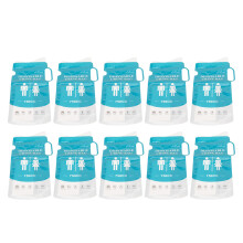 10 Stück Einweg-Harnbeutel 750ml Tragbare Notfall-WC-Tasche 13x28cm