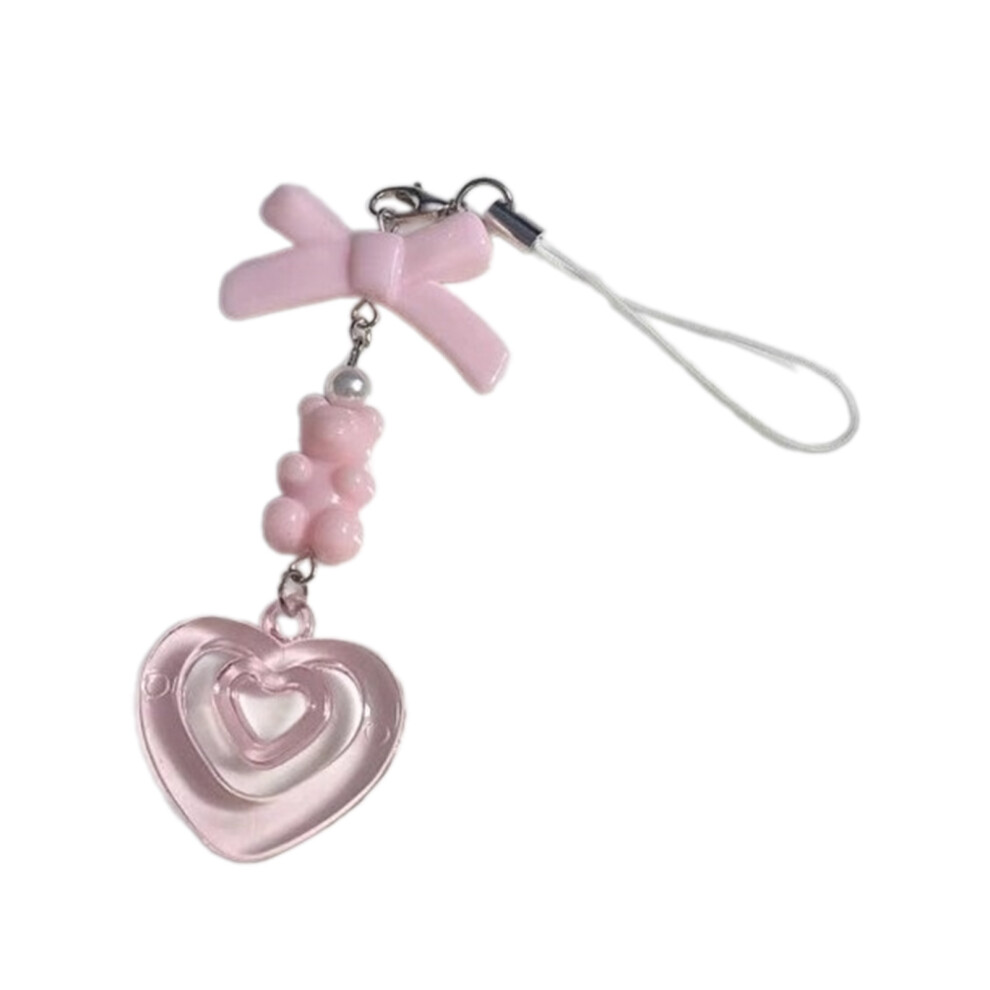 Phone Charm Heart Pendant Mobile Phone Chain Elegant-Section 9 7732000839290