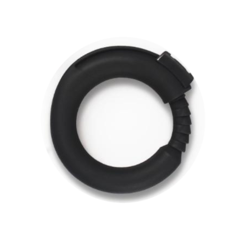 (Black) Adjustable Cock White Or Black Silicone Penis Rings Delay Ejaculation Men