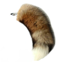 (Mix, S) Fluffy Soft Faux Fur Puppy Kitten Fox Tail Anal Bdsm Cosplay Butt Plug