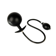 Inflatable Big Plug With Steel Beads Expandable Anal Dilator