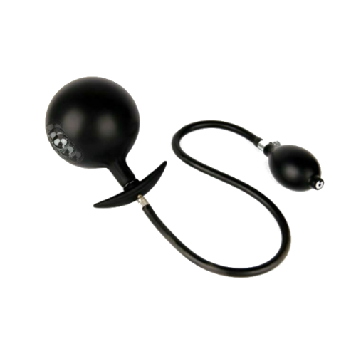 Inflatable Big Plug With Steel Beads Expandable Anal Dilator