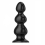 (Black, L) Huge Black Butt Plug Large Big Anal Beads Bondage Restraints 1