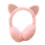 (Pink) Neko Ear Muffs 1