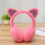 (Magenta) Neko Ear Muffs 1
