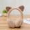 (Beige) Neko Ear Muffs 1