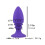 (Black) Trainer Silicone Butt Black Purple Pink Anal Plug 2