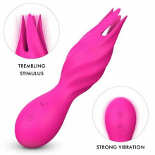 (Standard, Hot Pink) Nipple Anal Clitoral Vibrator Body Massager Sex Toy For Women