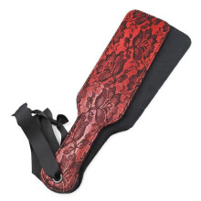 (Red-Wide paddle) Floral Spanking Paddles Impact Play Bondage Kink Bdsm Fetish Restraints