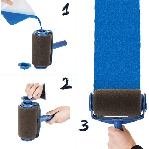 Affordable Multi-Function Paint Roller Kit, Professional Results with Dense Filaments and Nap for Home Improvement 2