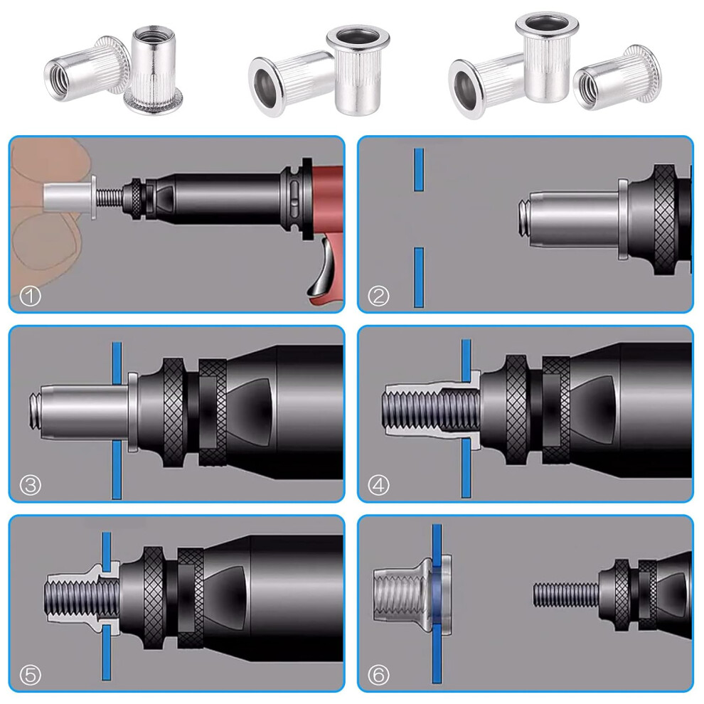 Versatile Fixation Solution, Anti-Rust And Corrosion Resistant Rivnuts, Stainless Steel Rivet Nuts For Automobile Furniture Decoration Industrial 9169997062222