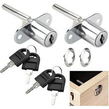 Advanced Protection System, Keyed Different Zinc Alloy Drawer Lock, Tri-Linkage Lock For Wooden Furniture, Heavy-Duty Material, Rust And Corrosion