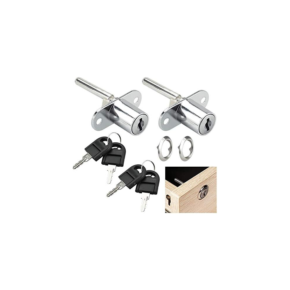 Professional Security Solution, Tri-Linkage Lock Zinc Alloy Cabinet Plunger Lock, Wide Application For Wooden Furniture, Heavy-Duty Material, Rust 9405630543360
