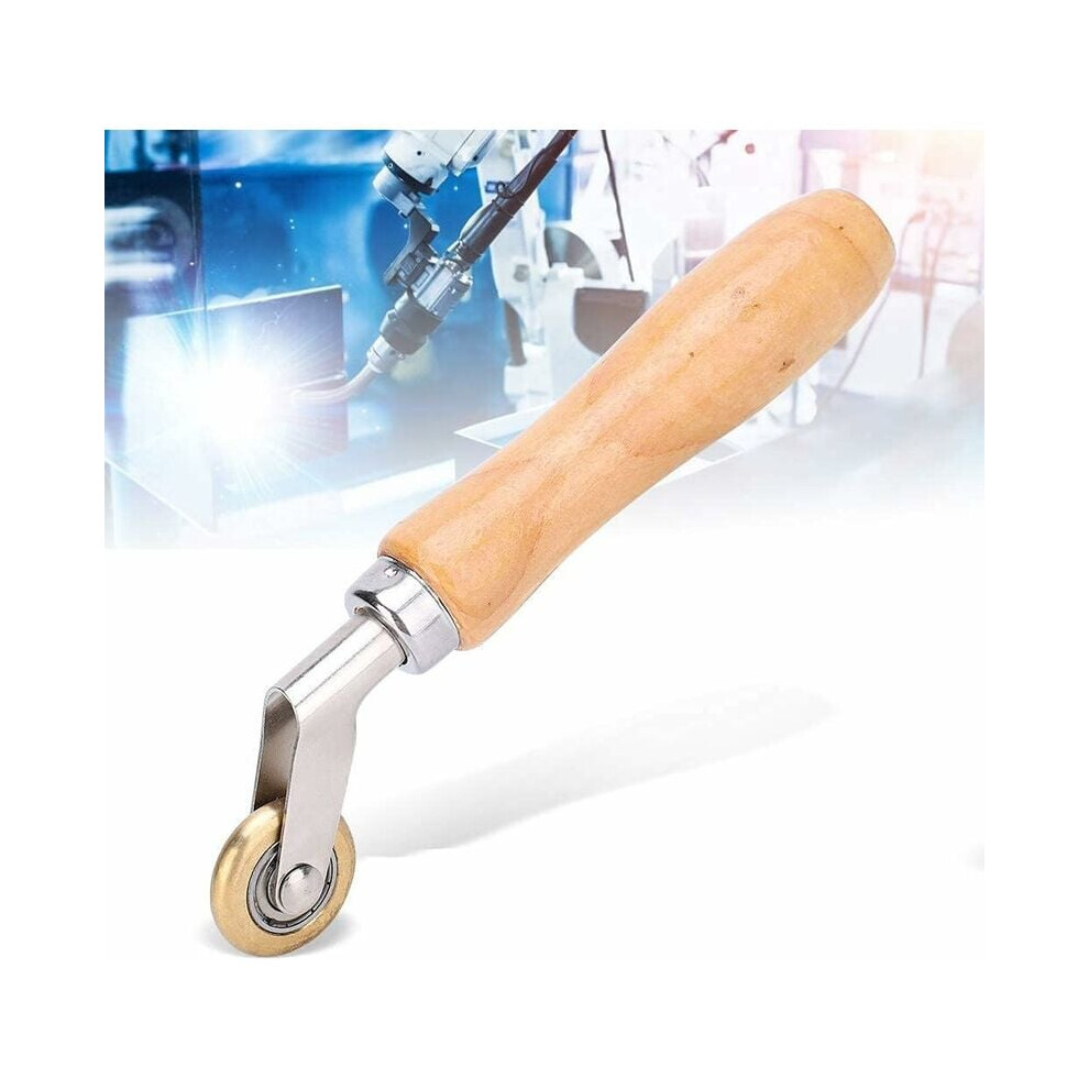 Seam Pressing Tool For Vinyl Decking Membrane, Resistance Temperature Silicone Roller With Anti-Corrosion Brass Detail For Single Ply Roofing, 9433291602690