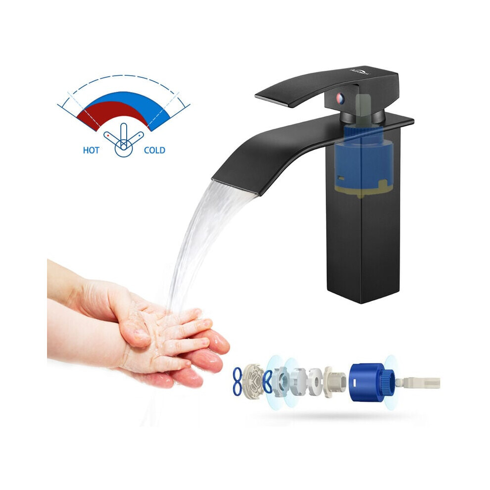 Elegant Bathroom Sink Faucet, Modern Honeycomb Bubbler & Smooth Ceramic Cartridge For Water Conservation, Adaptable To Most Standard Sinks, Including 9169997062543