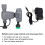 Garden Hose Timer with Digital Irrigation System, Programmable Water Timer Stainless Steel Filter Multi Channel Automatic Sprinkler Control Outdoor La 5