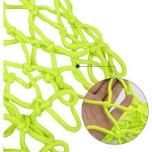 Basketnät för utomhusbruk, lyser i mörkret med mjukt grönt ljus, nät i standardstorlek, kraftig konstruktion, väderbeständig, snabb