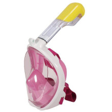 (Pink, Small To Medium) Diving & Snorkelling Full Face Snorkeling Mask
