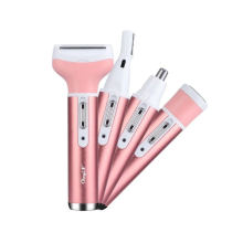 (One Size, 1) Portable 4In1 Multi Functional Lady Women Rechargeable Shaver Hair Removal Device