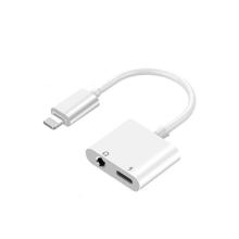 Headphone Adapter for iPhone Adaptor 3.5mm Jack Dongle Earphone Connector 2 in 1 Charge Audio Compatible for iPhone