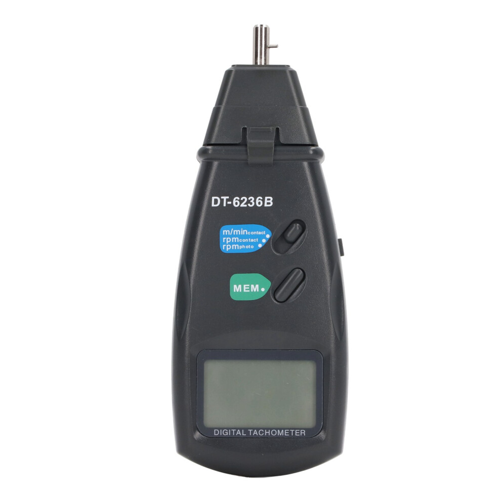 Lcd Photoelectric Contact Rpm Tachometer 50-500Mm Measuring Tool 8401369352199