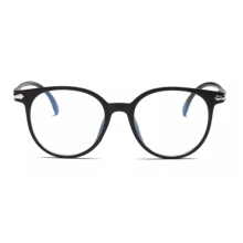 (Sand Black) Women Glasses Frame Men Anti Blue Light Eyeglasses Frame Vintage Round Clear Lens Glasses Optical Spectacle Frame