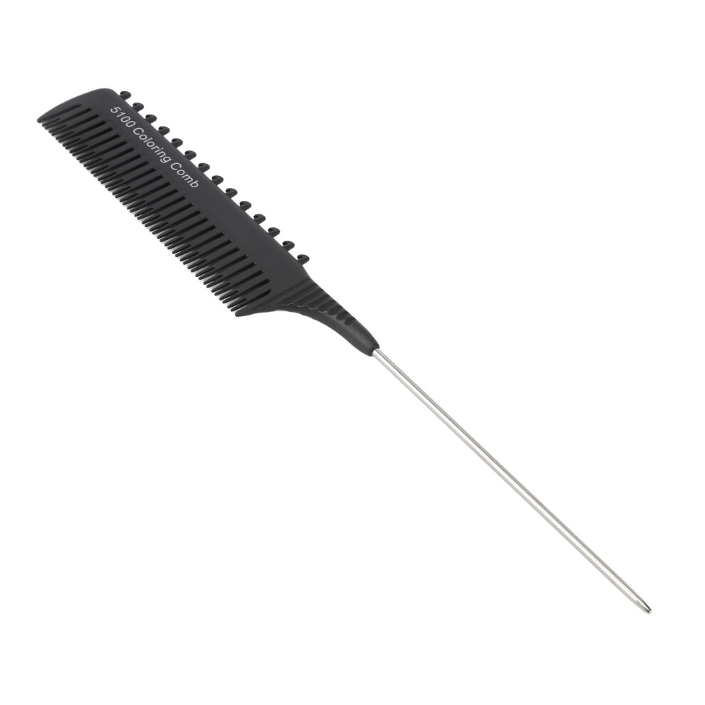 Unisex Black Highlighting Clip Comb For Hair Styling, Teasing, Weaving,