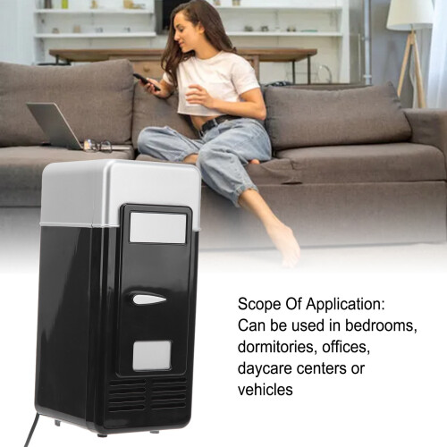 Mini Single Tank Fridge USB Rechargeable Portable 2