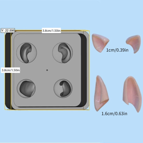 Universell einsetzbare Silikonform für-Kombination 1