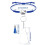 24 porte-clés amplificateur en acrylique, Pack d'ornements, 3