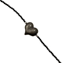 Modieuze strikken/hart hanger choker kralen claviculaire-Hart