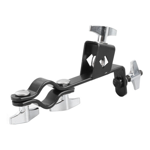 Multi-Functional Metal Cymbal Stand Clamp Extension for Percussion Drums