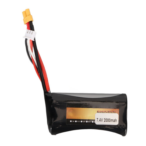 7,4V 2000mAh Leichte Lithium-Polymer-Lipo-Batterie für RC-Bagger 1