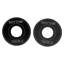 Ensemble de 2 joints d'interrupteur pour guitare électrique, anneaux indicateurs de changement de vitesse 3 positions, noir
