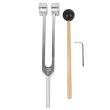 Sifflet d’accordage professionnel en aluminium 128Hz pour la thérapie sensorielle