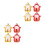 8St Delicate Gouden Bel Creatieve DIY Accessoires 4