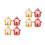 8St Delicate Gouden Bel Creatieve DIY Accessoires 8