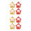8St Delicate Gouden Bel Creatieve DIY Accessoires 9