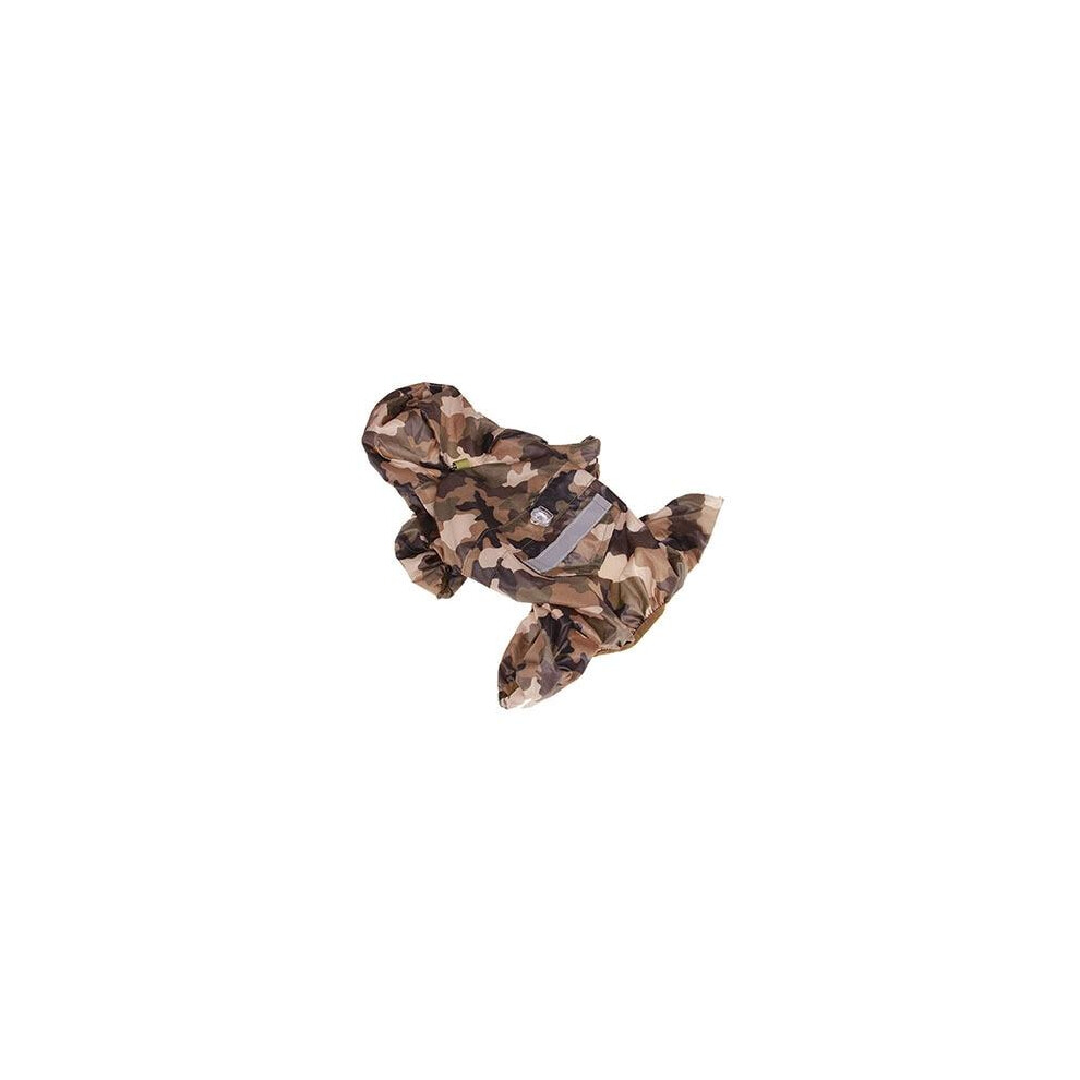 Hod Pets (Camo, Xxl) Reflective Dog Raincoat With Hood