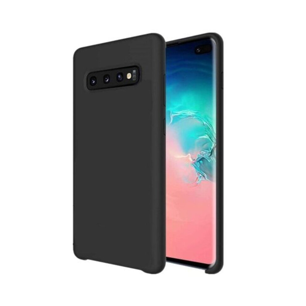 Liquid Silicone Case For Samsung Galaxy S10- Black 616908299097