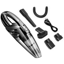Handheld Car Vacuum Cordless Cleaner Usb Charger Wet Dry Strong Cyclone Suction Lightweight Portable Auto Mini