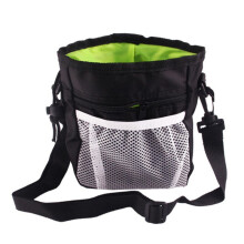(Black) Portable Dog Snack Bag Pet Training Accessories