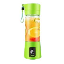 (Green) 6 Blades Portable Blender Bottle Travel Usb Electric Juicer Cup Machine